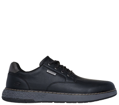 Pantofi sport, barbati, SKECHERS GARLAM- PRYOR 205234-BLK negru, piele ecologica
